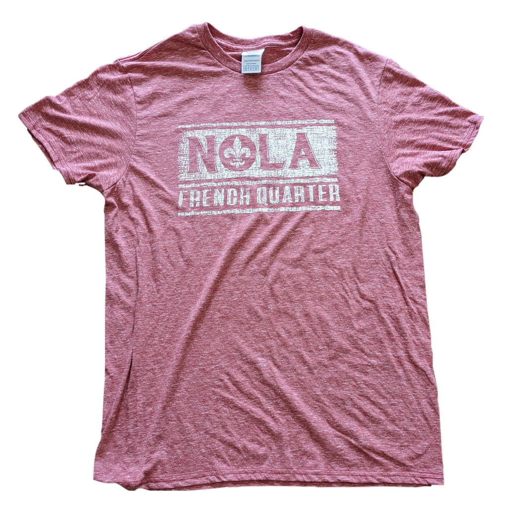 New Orleans 'NOLA French Quarter' Fleur-de-Lis soft T-Shirt