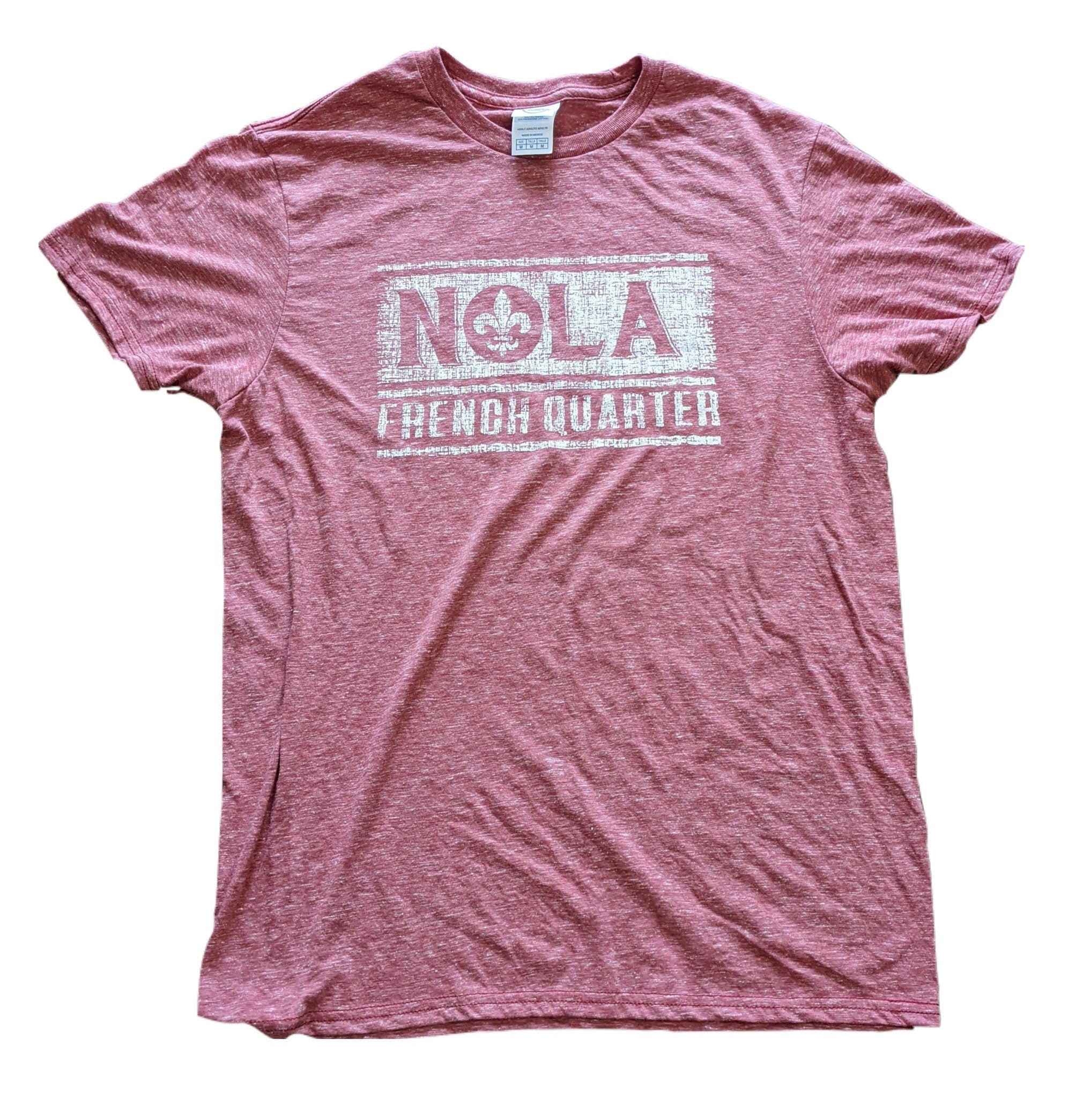 New Orleans 'NOLA French Quarter' Fleur-de-Lis soft T-Shirt