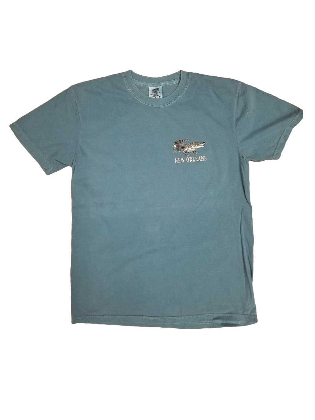 New Orleans Alligator T-Shirt | Cajun Country Swamplands Tee | Teal