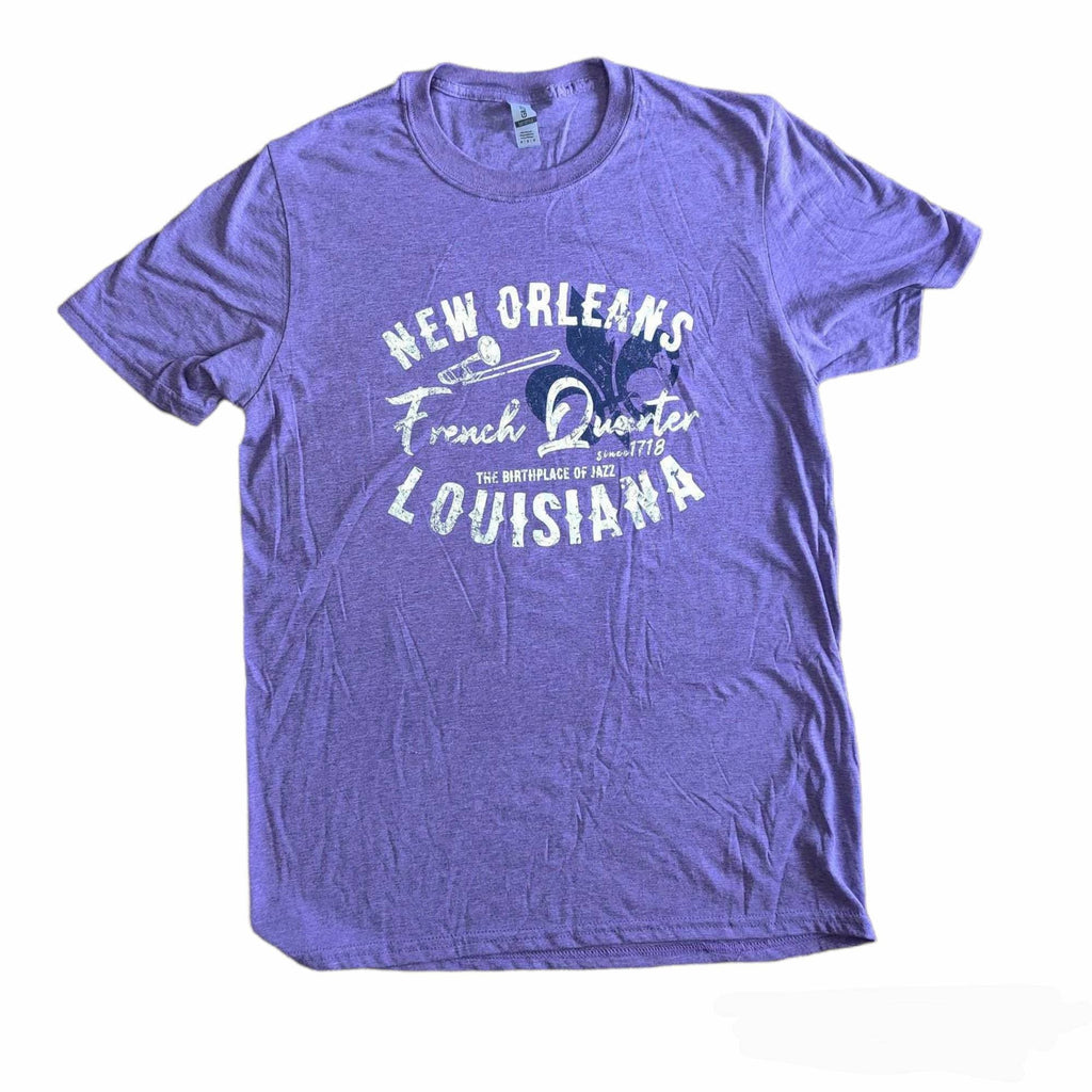 New Orleans French Quarter Louisiana Soft Blend Tee