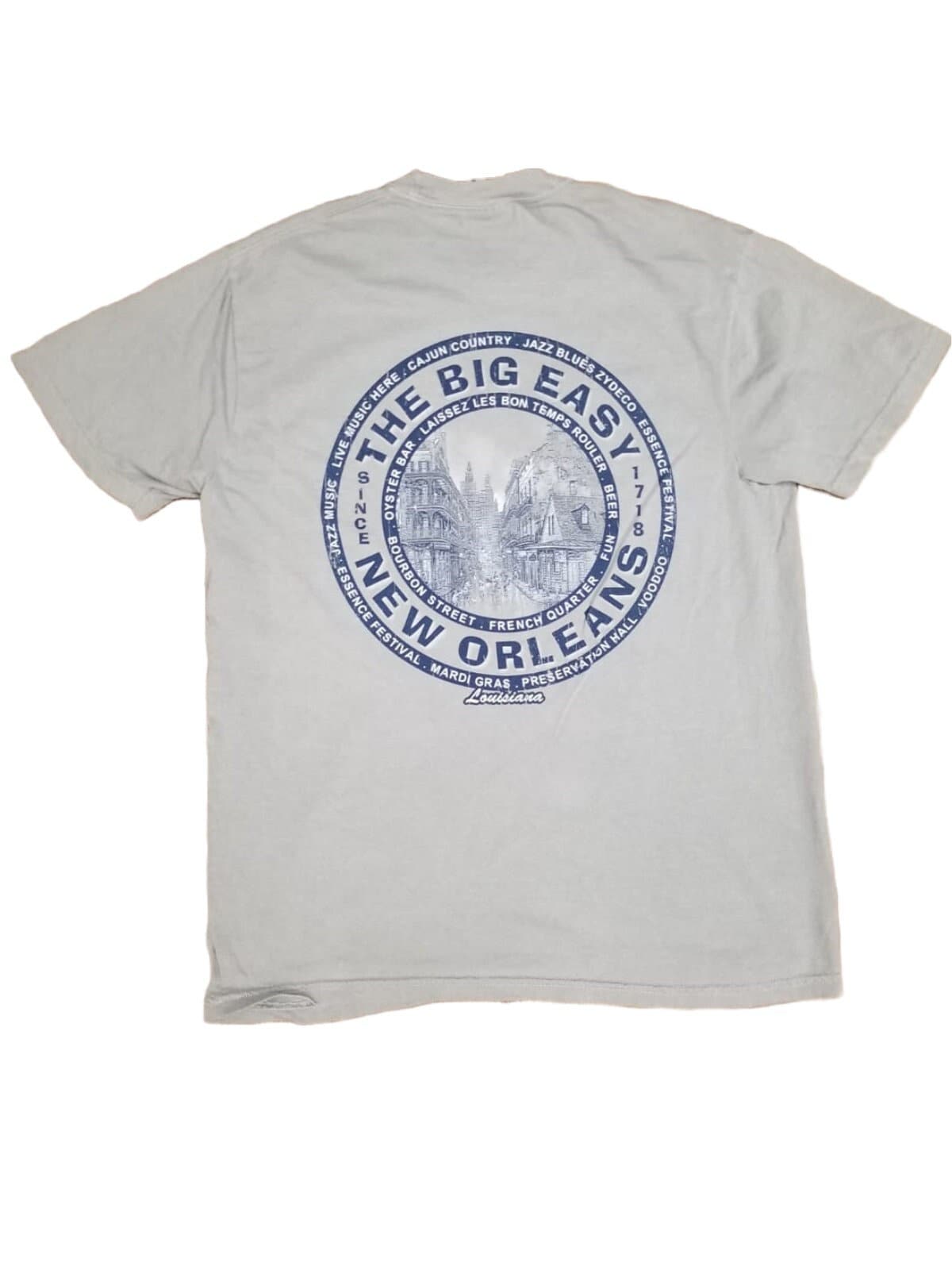 New Orleans The Big Easy Garment Dyed Tee