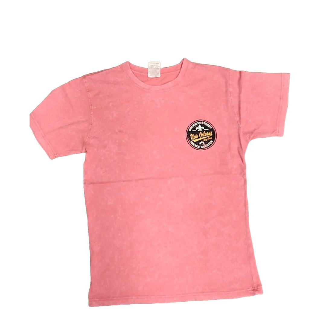 New Orleans Bourbon Street French Quarter Stone Wash Tee