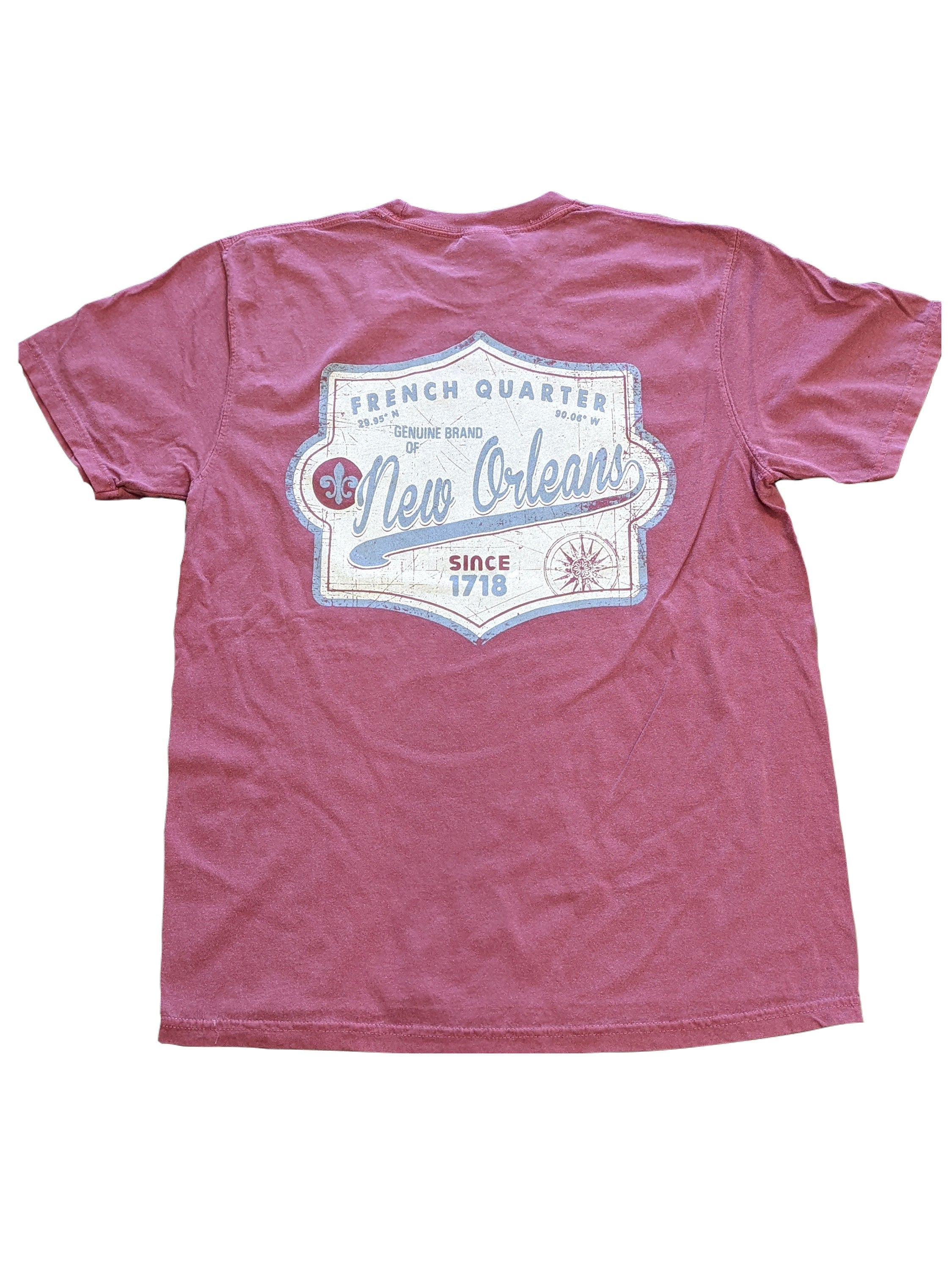 New Orleans French Quarter Garment-Dyed T-Shirt | Unisex NOLA Tee