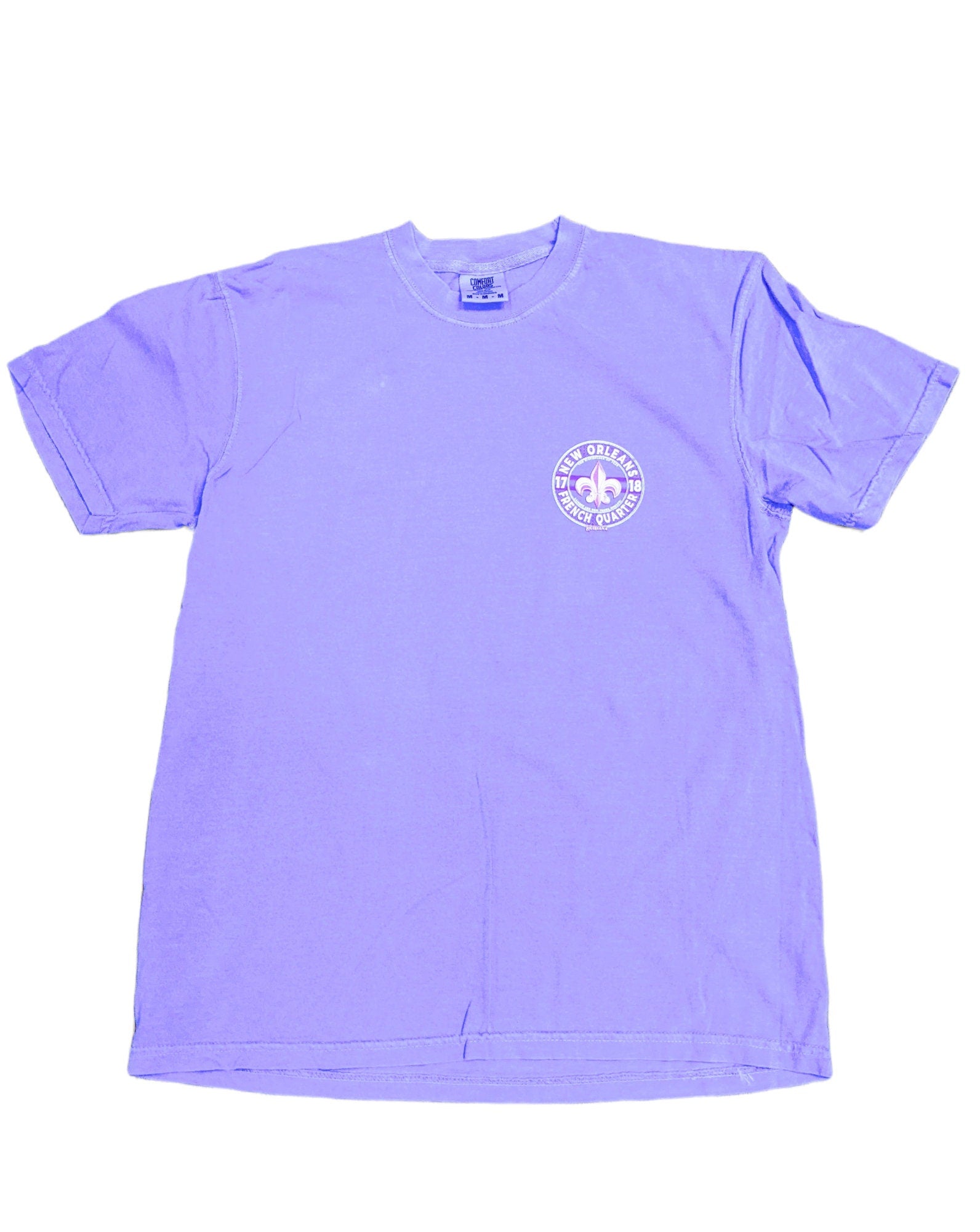 New Orleans French Quarter Unisex Garment-Dyed Tee – Purple