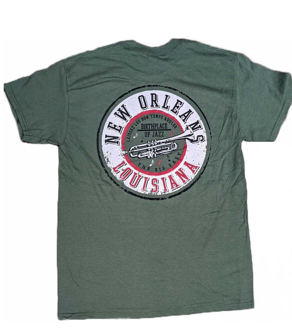 New Orleans Jazz Tee — Big Easy Louisiana