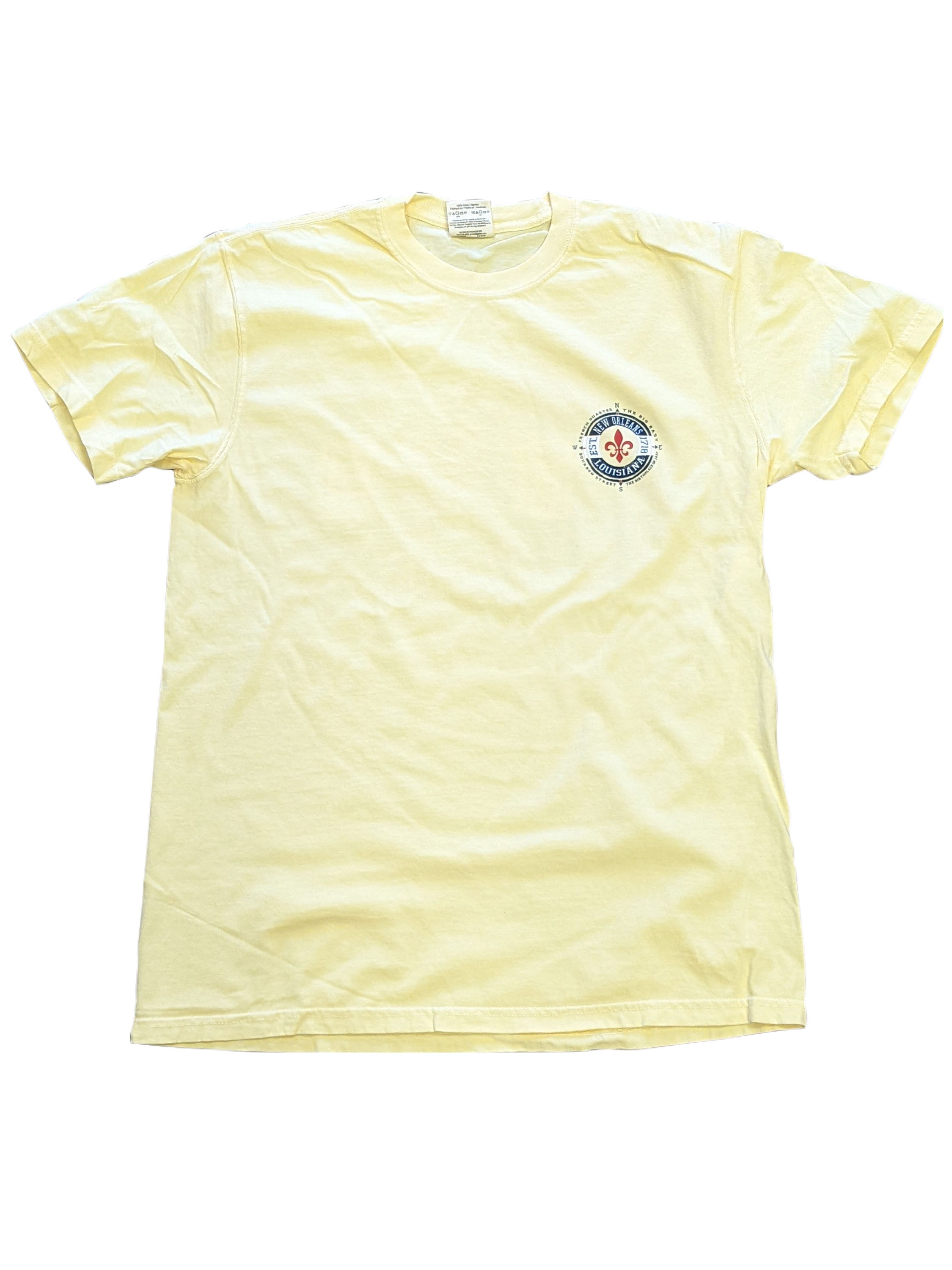 New Orleans Louisiana Unisex Garment-Dyed Soft Tee – Butter Yellow