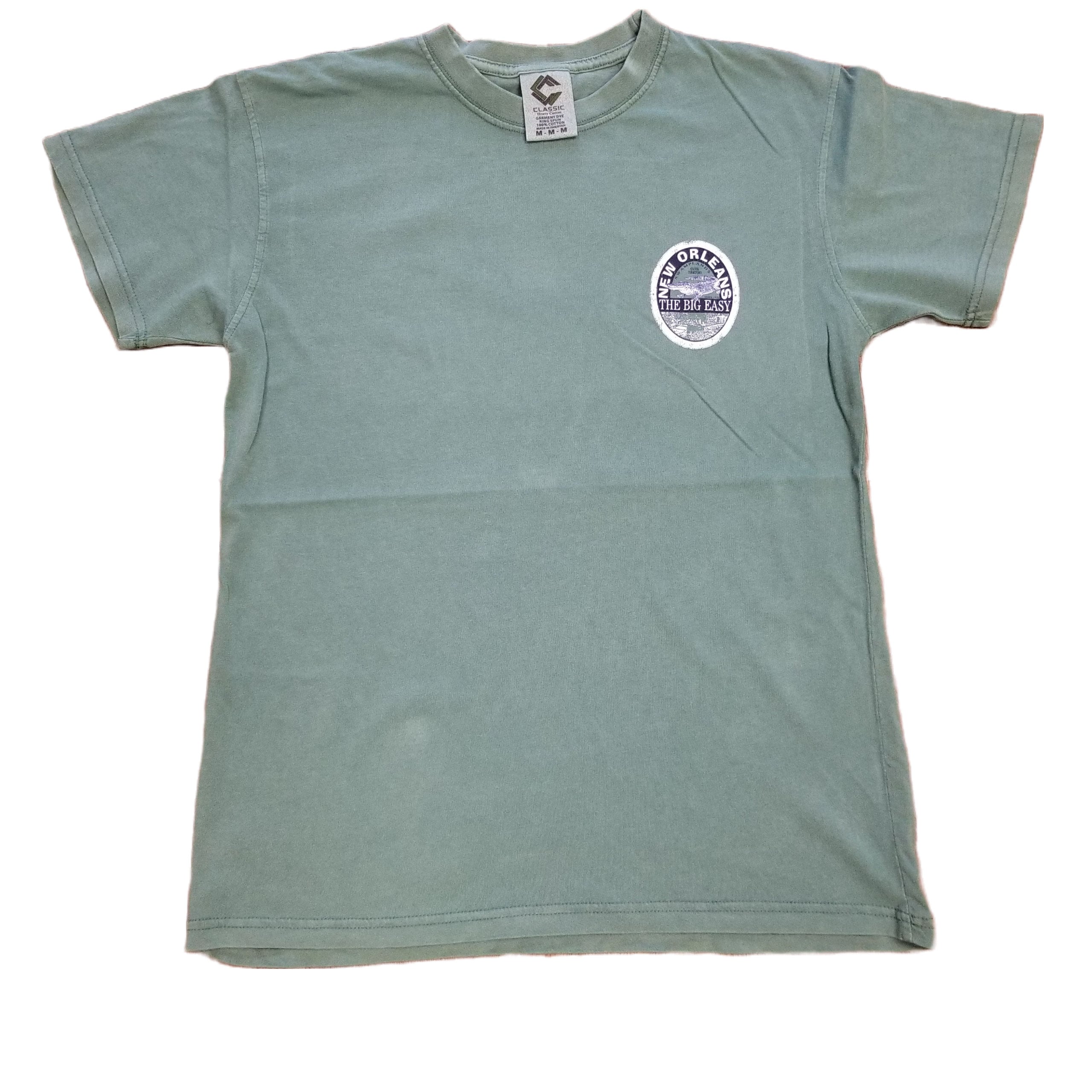 New Orleans 'Swamplands Gator Territory' T-Shirt | The Big Easy | Garment Dyed