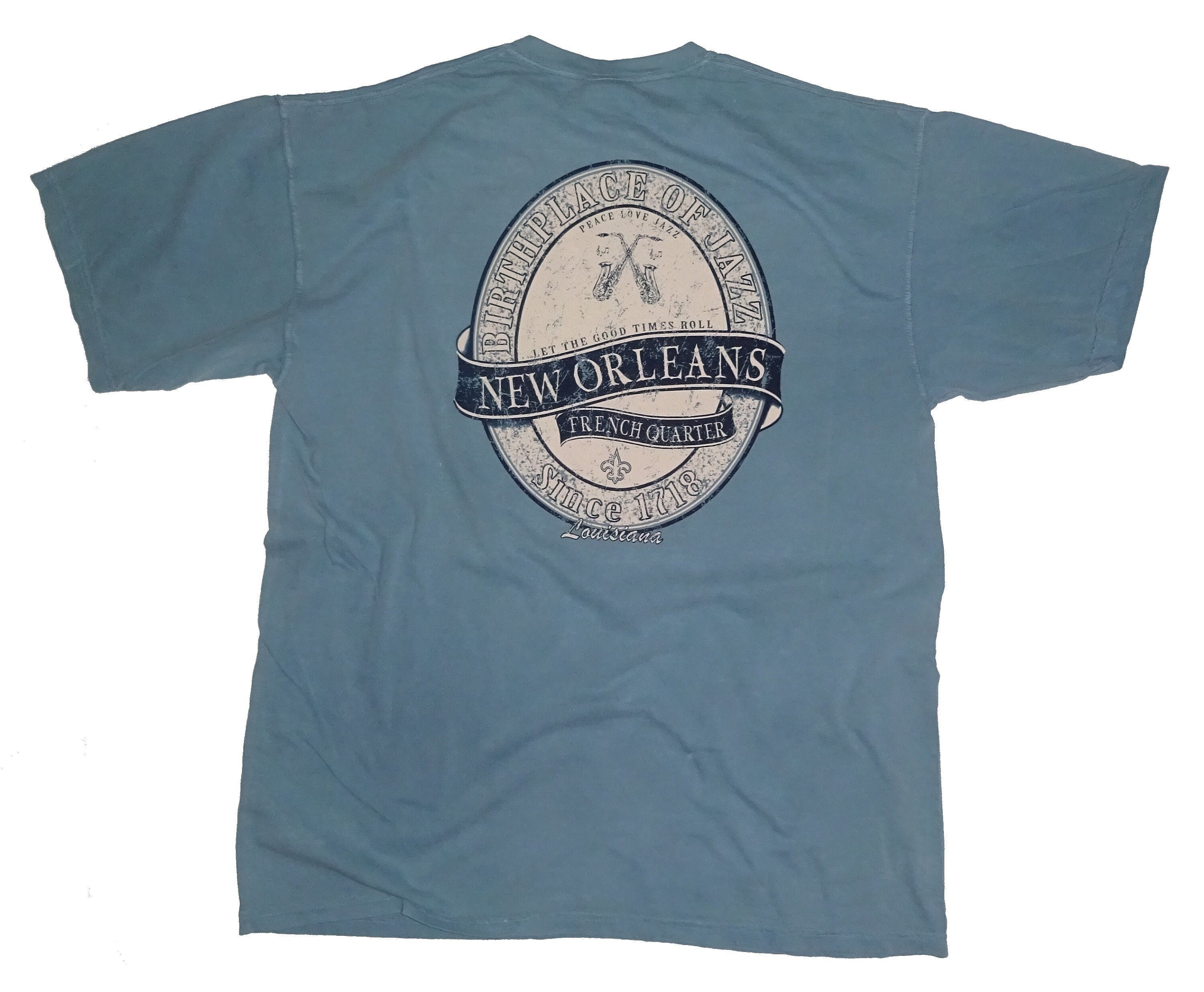 New Orleans Birth of Jazz Garment-Dyed T-Shirt | Unisex NOLA Tee