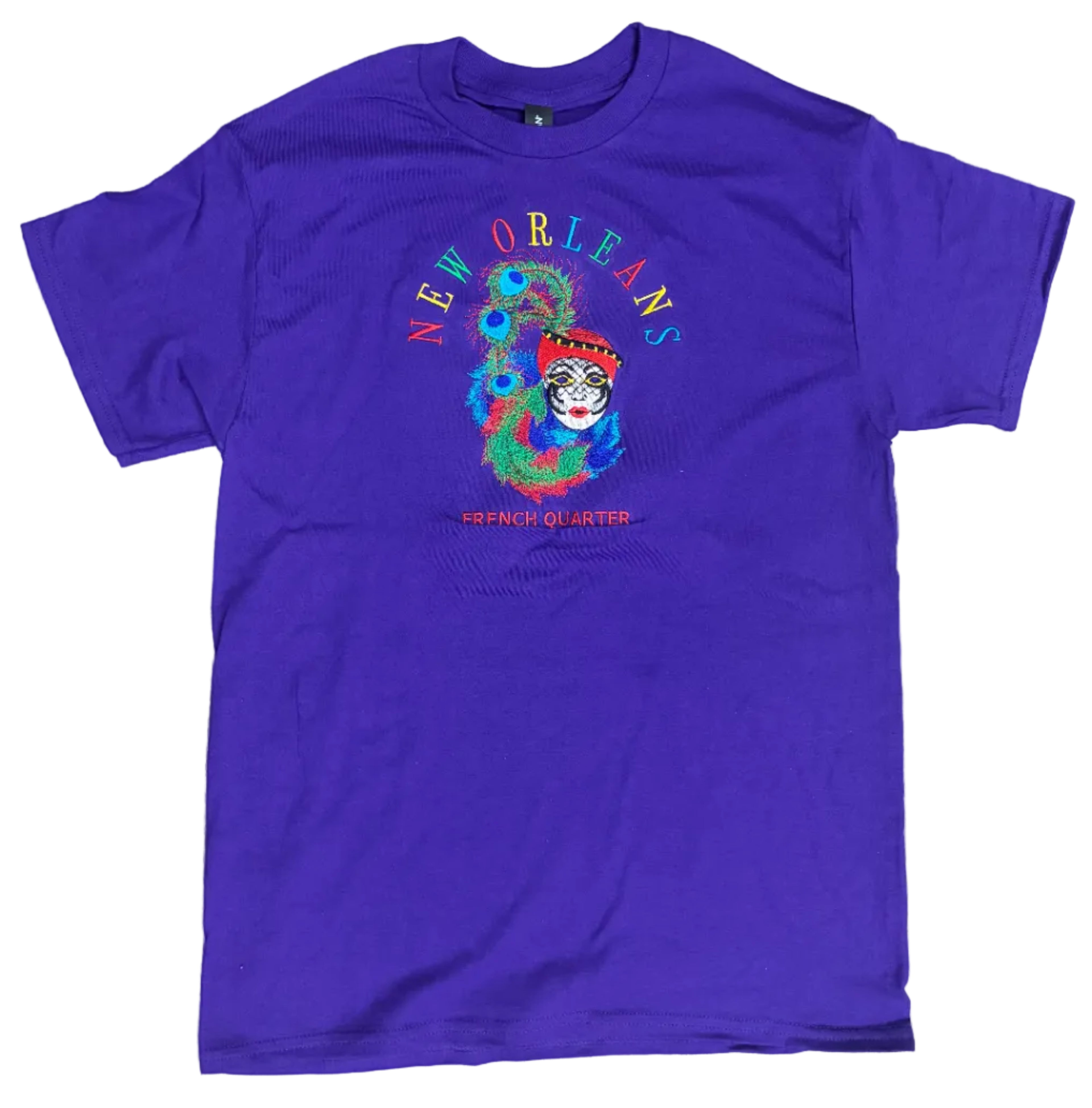 New Orleans French Quarter Embroidered Tee