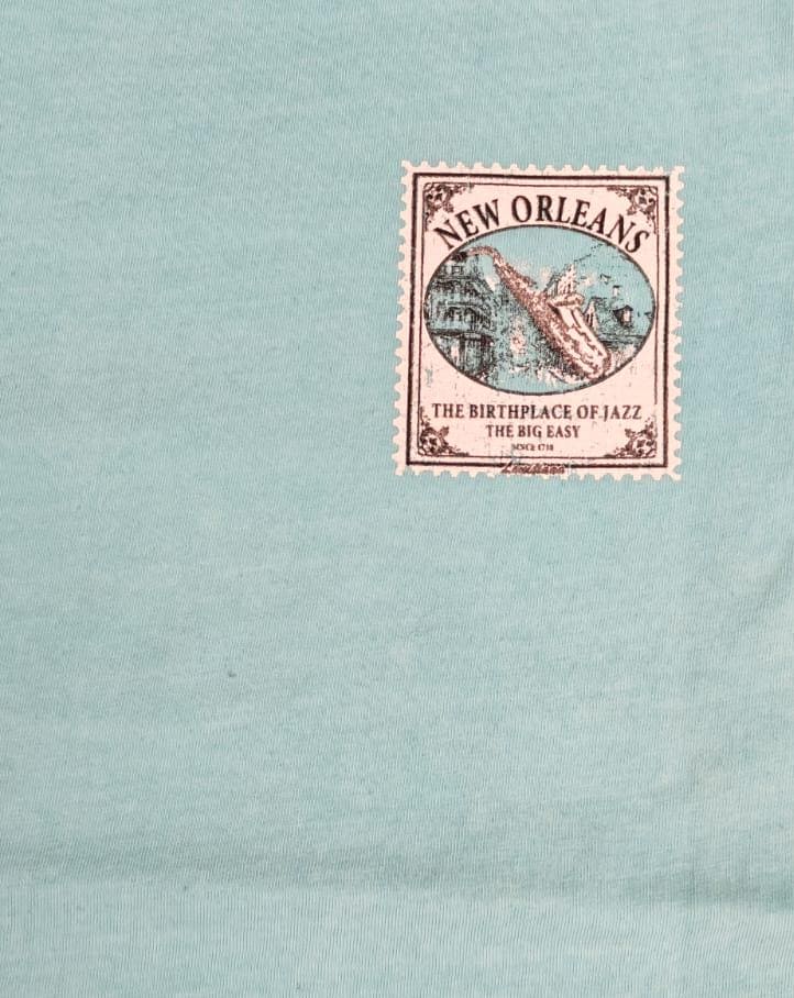 New Orleans Jazz T-Shirt | Unisex NOLA Music Tee | Seafoam
