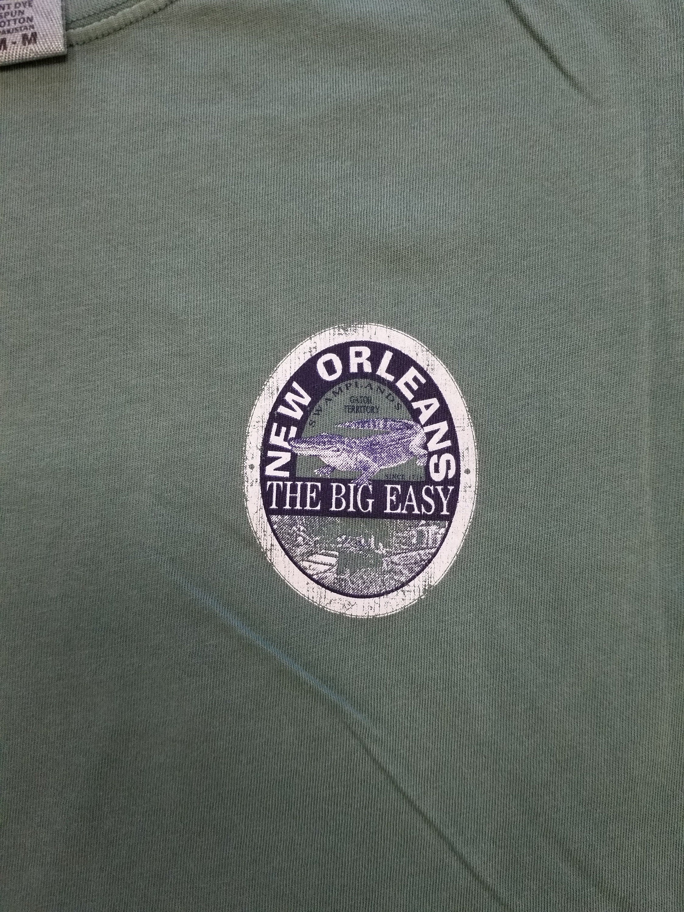 New Orleans 'Swamplands Gator Territory' T-Shirt | The Big Easy | Garment Dyed