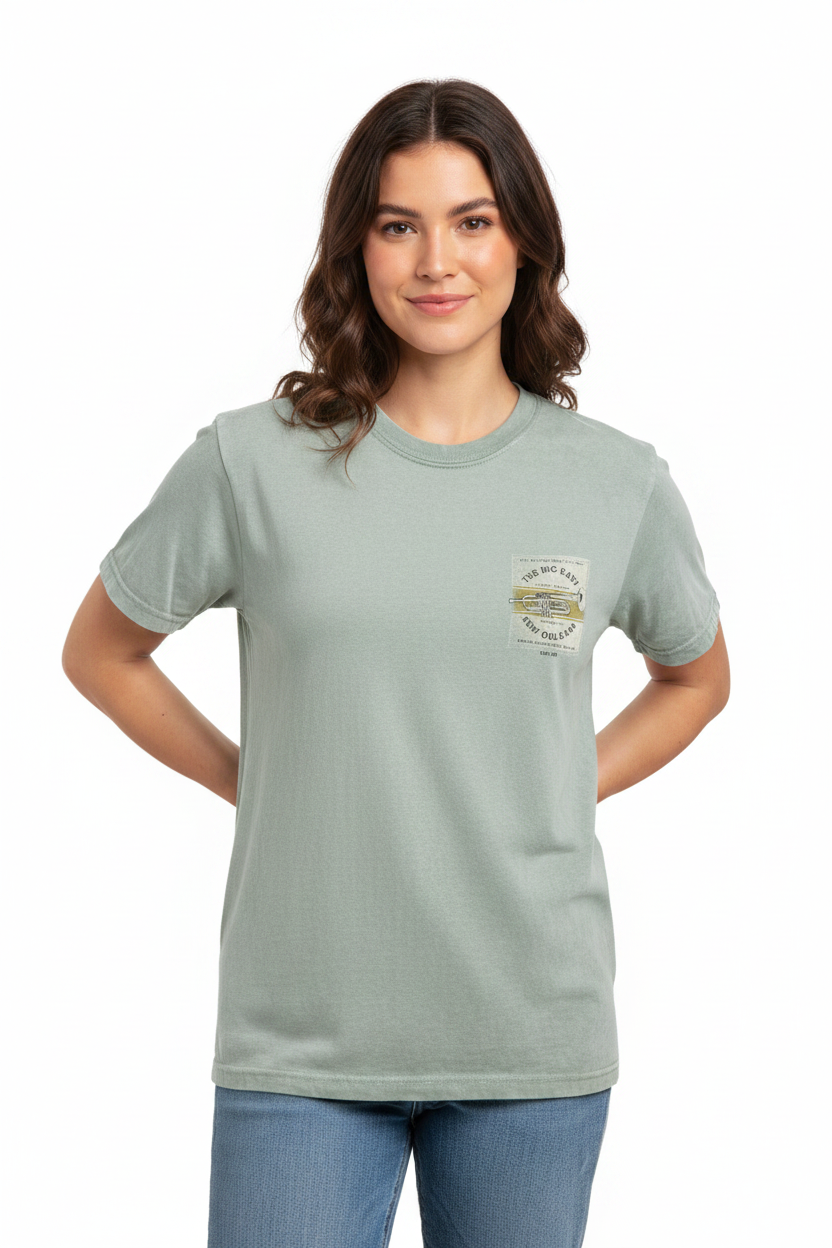 Birthplace of Jazz Tee – Female Model Accurate