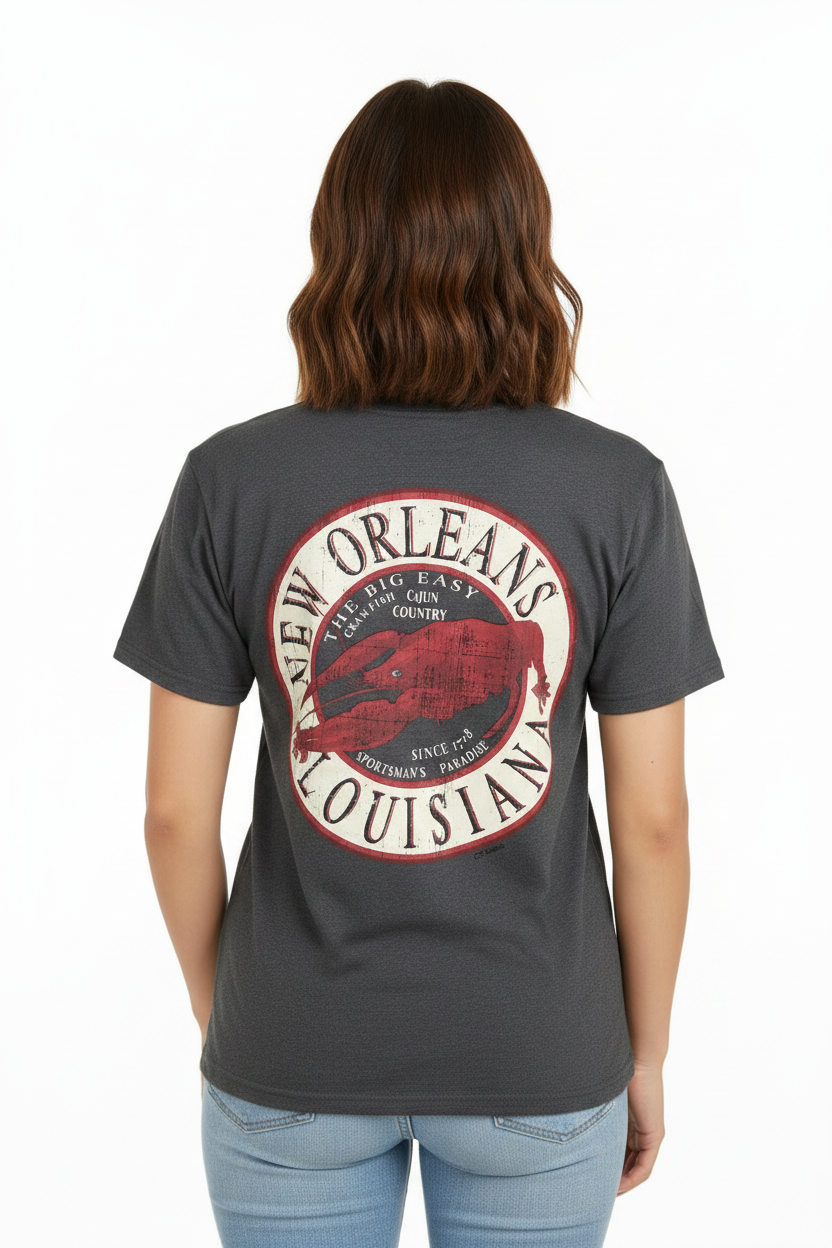 Crawfish Tee - Female Back