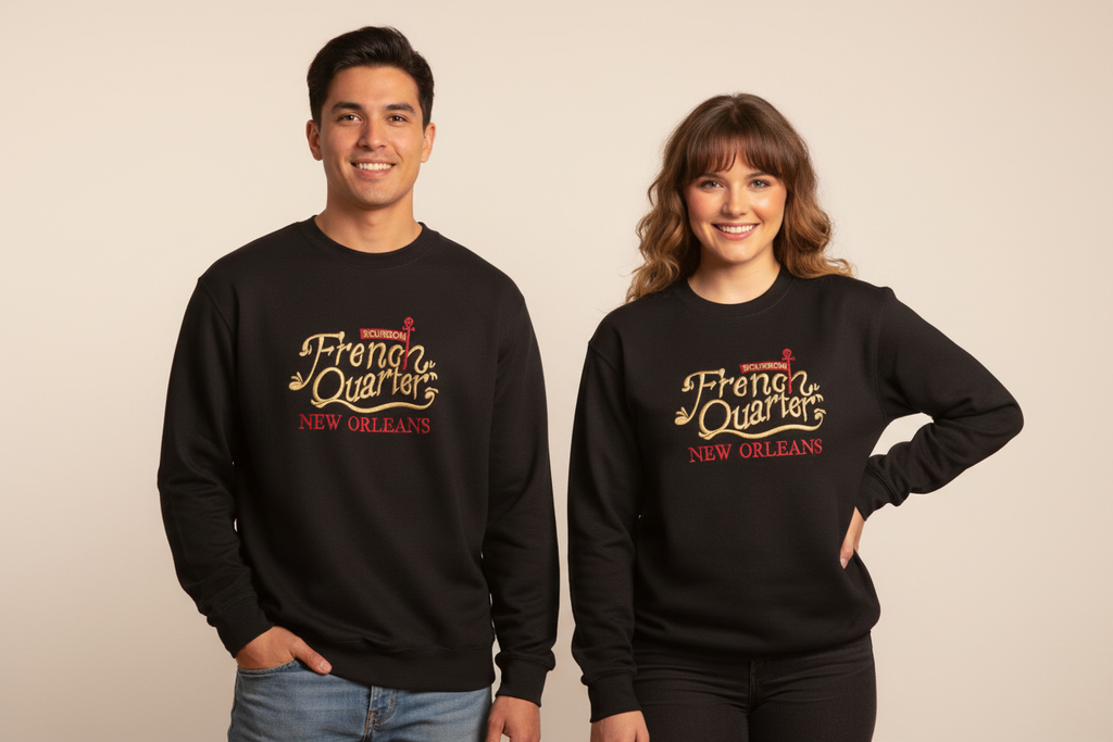 Crewneck model shot