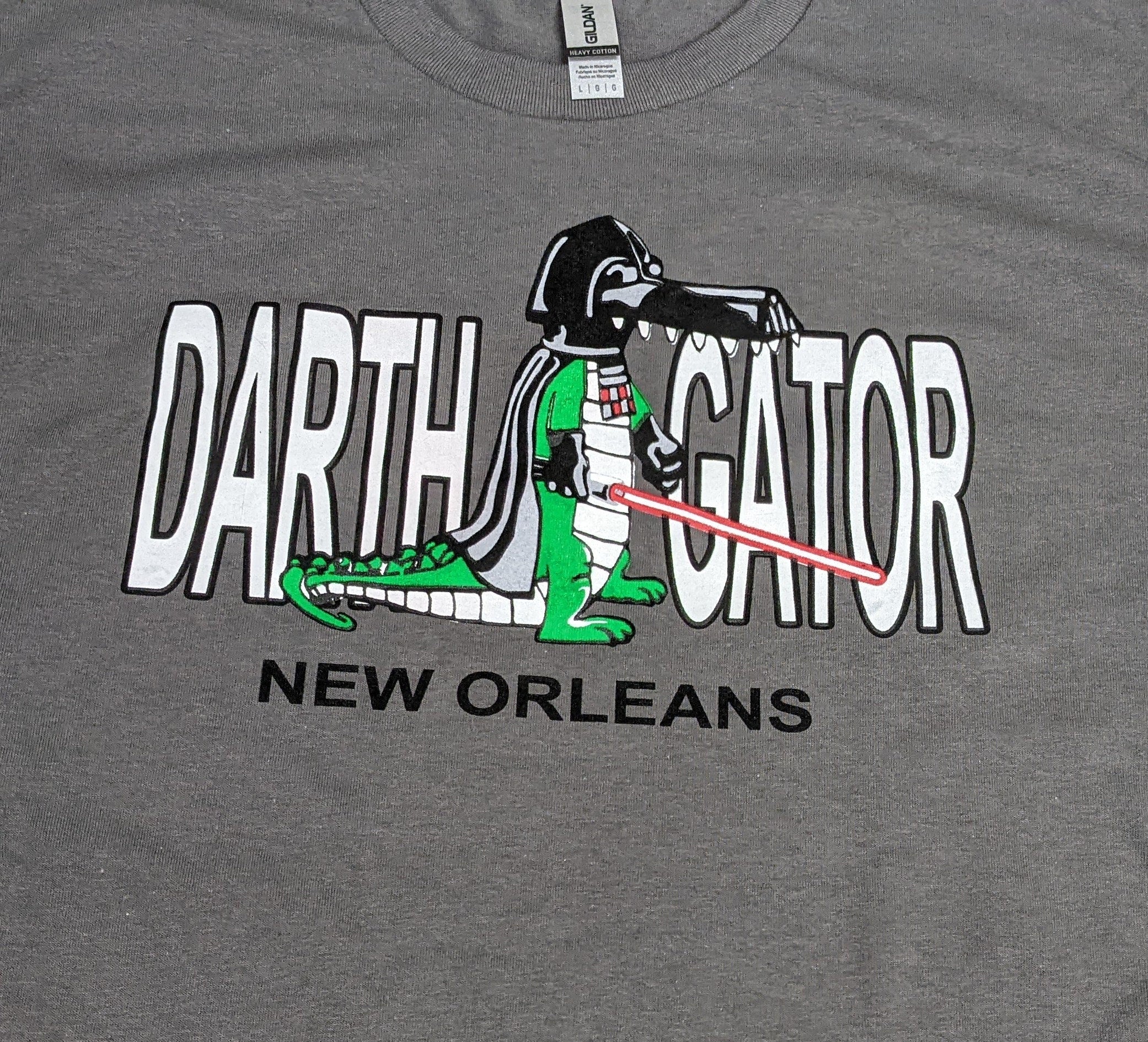 Darth Gator Tee – Charcoal