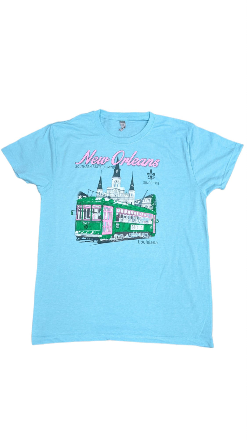 Southern State of Mind Tee – Light Blue