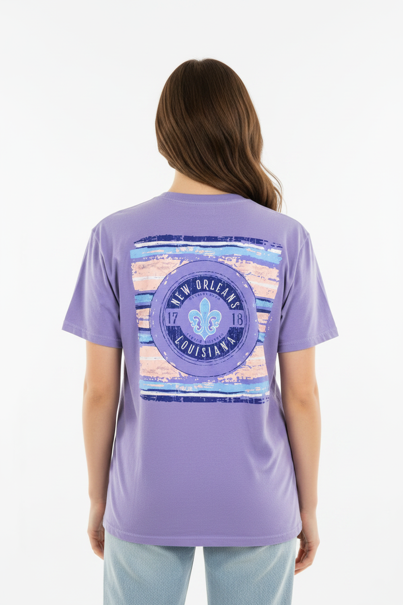 Fleur de Lis Tee - Female Back