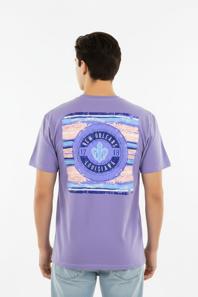 Fleur de Lis Tee - Male Back Corrected