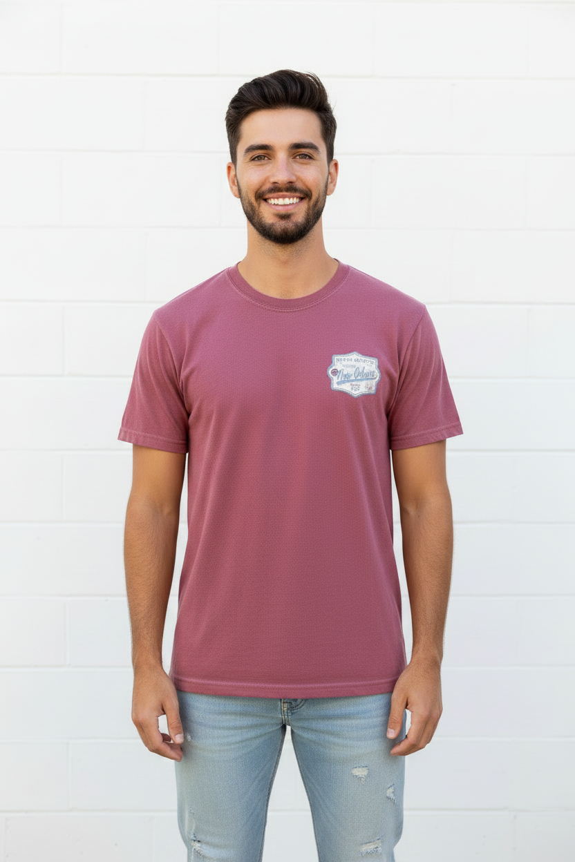 French Quarter Tee - Male Model Front