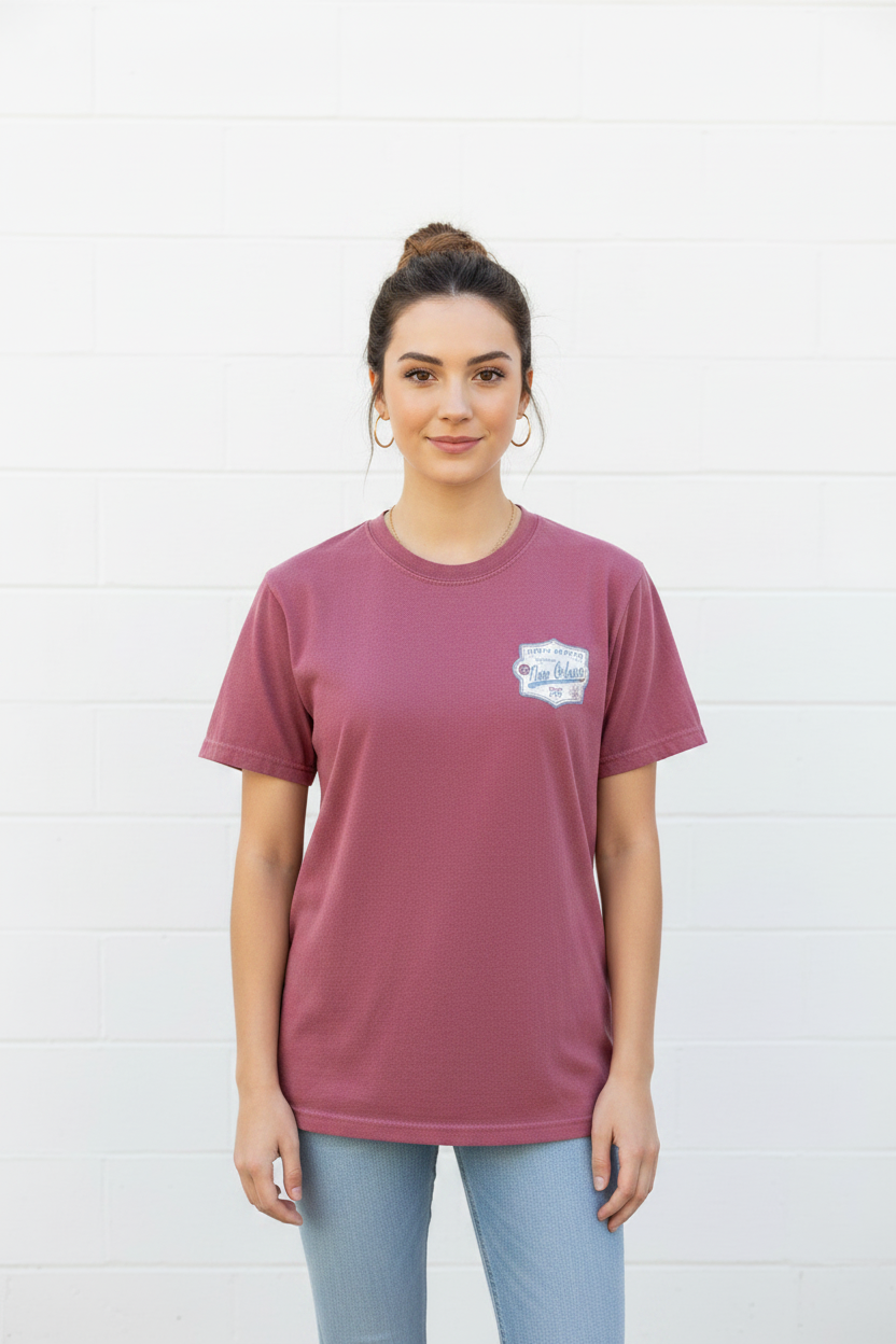 French Quarter Tee - Same Model Front