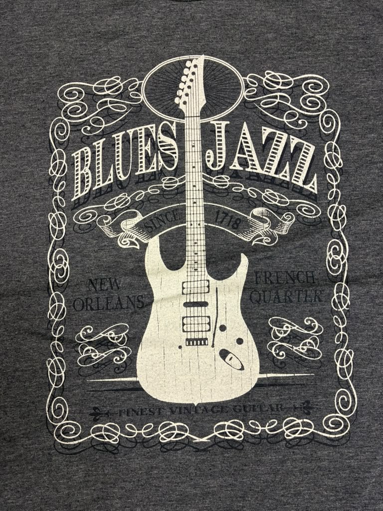 New Orleans Blues Jazz Guitar Tee