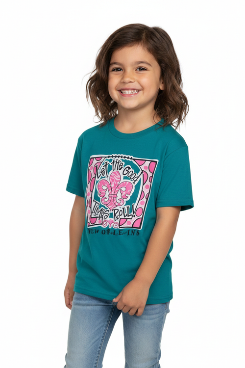 Kids New Orleans Fleur Tee - Youth Model
