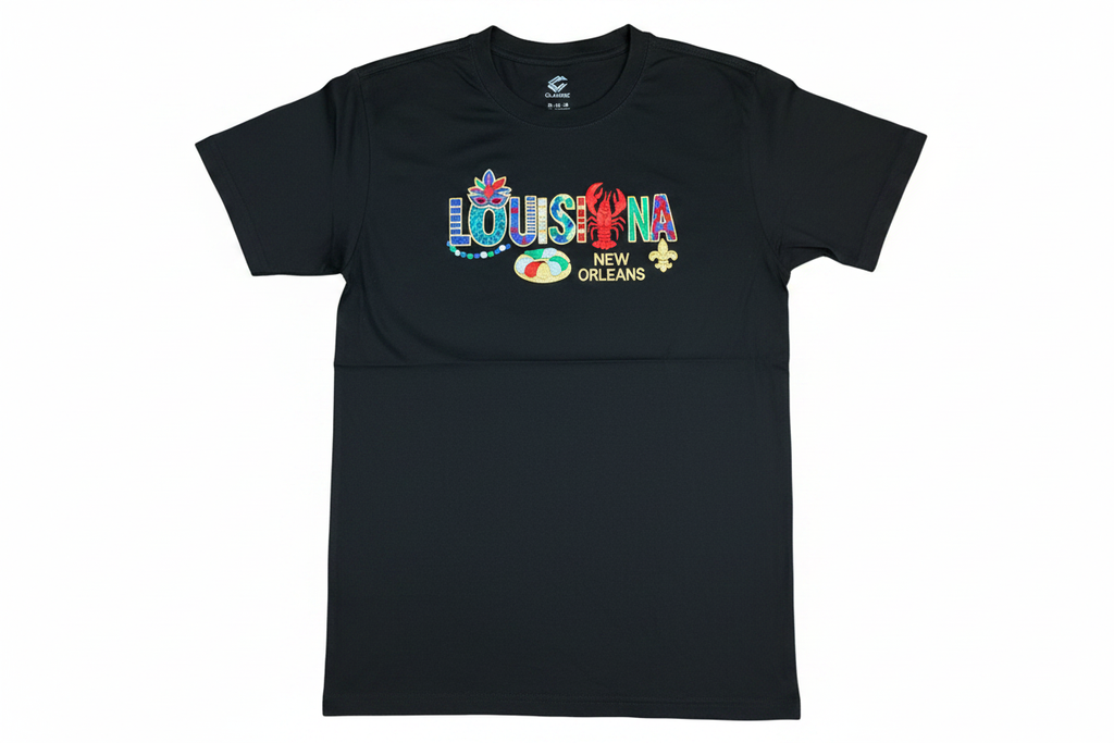 Louisiana New Orleans Tee – White Background