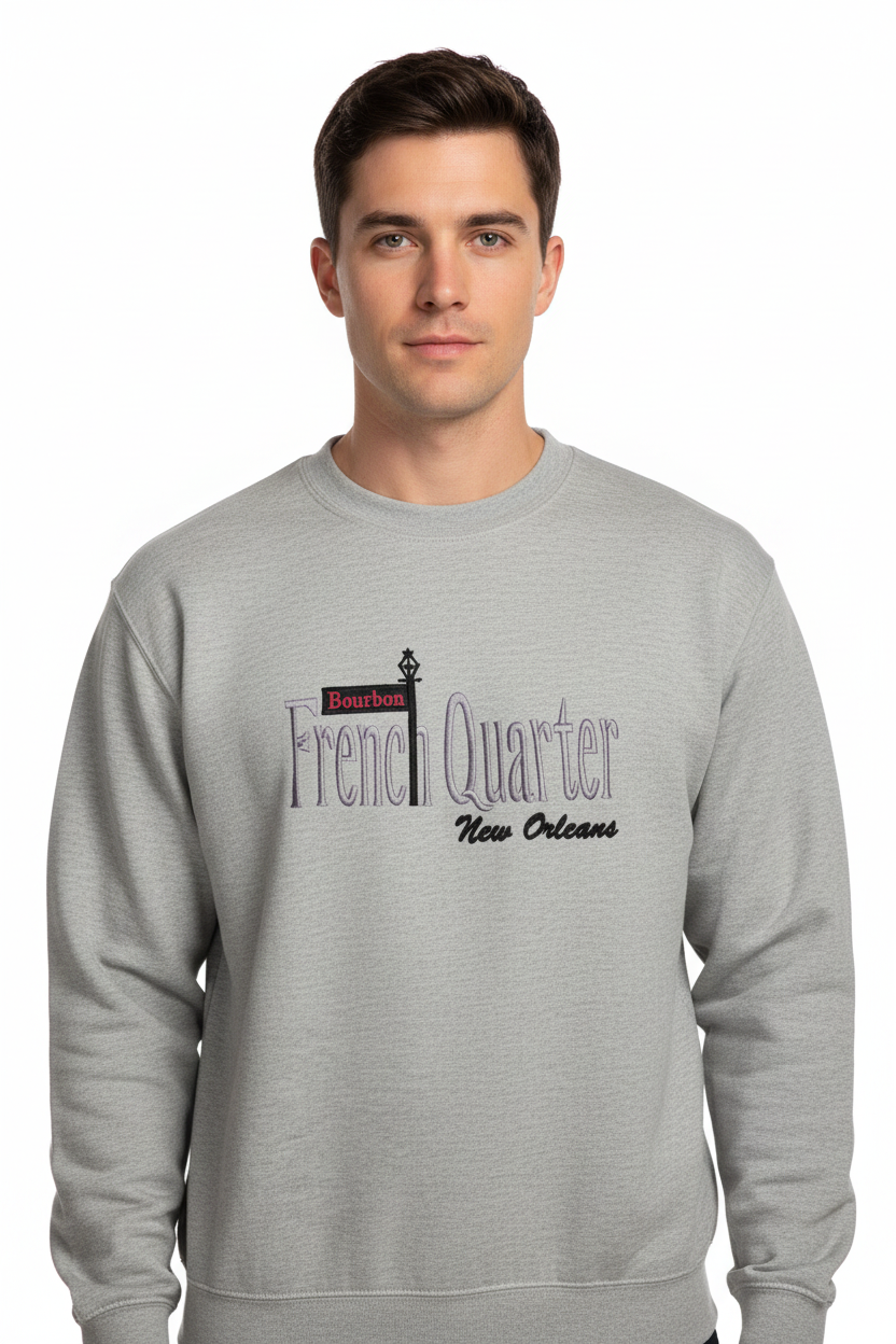 Male Grey Crewneck