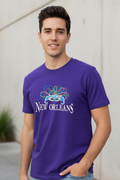 Mardi Gras Mask Tee - Male Model