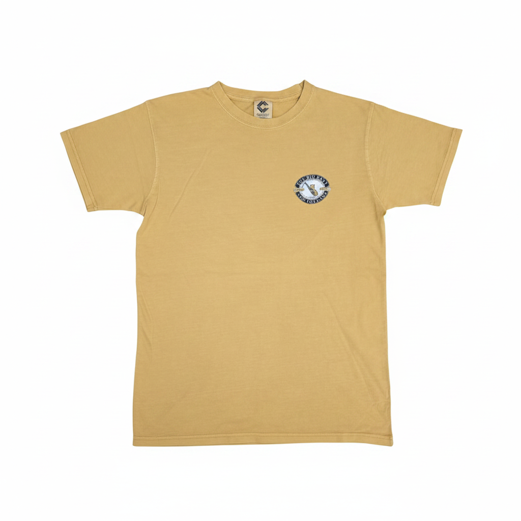 Mustard Yellow Tee – White Background