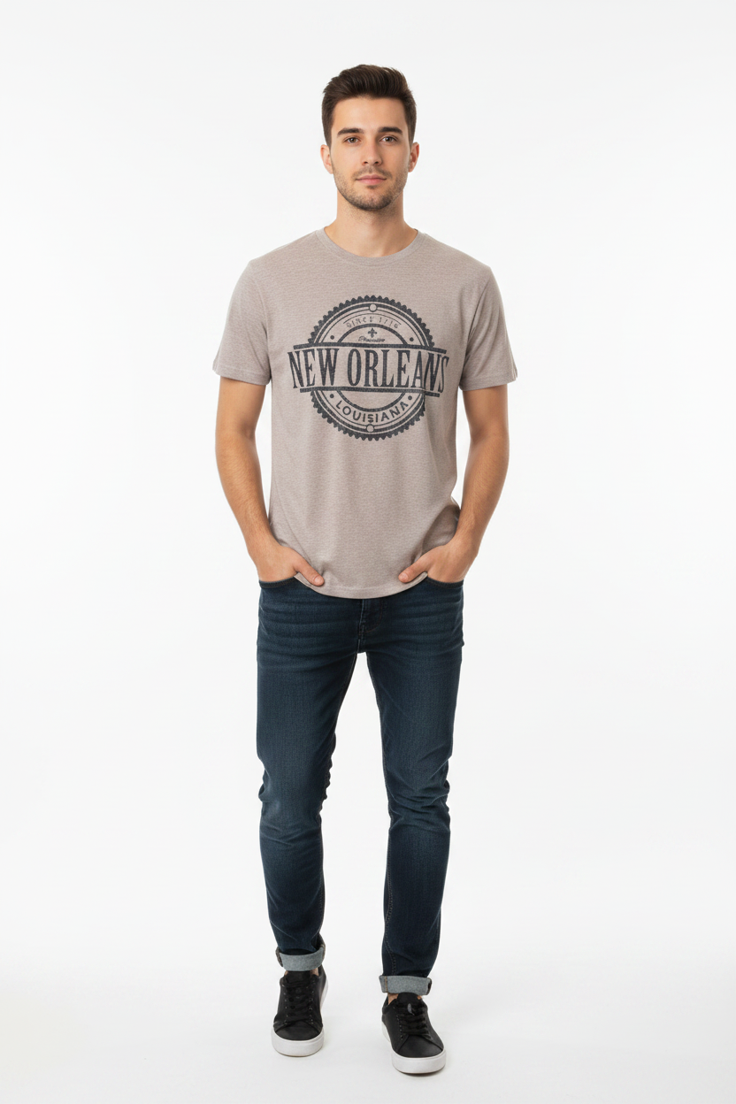 New Orleans Sand Tee - Male