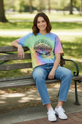 New Orleans Tie-Dye Tee - Female Model