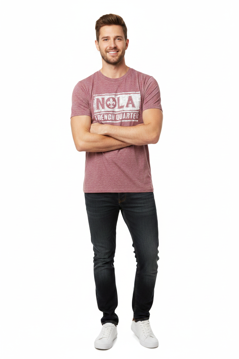 NOLA French Quarter Tee – Male Model v2