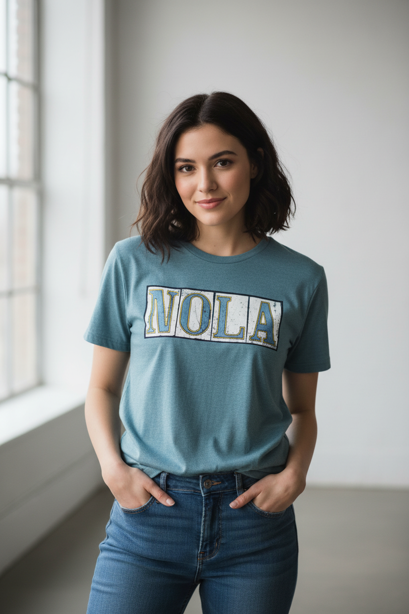 NOLA Tee – Female Model