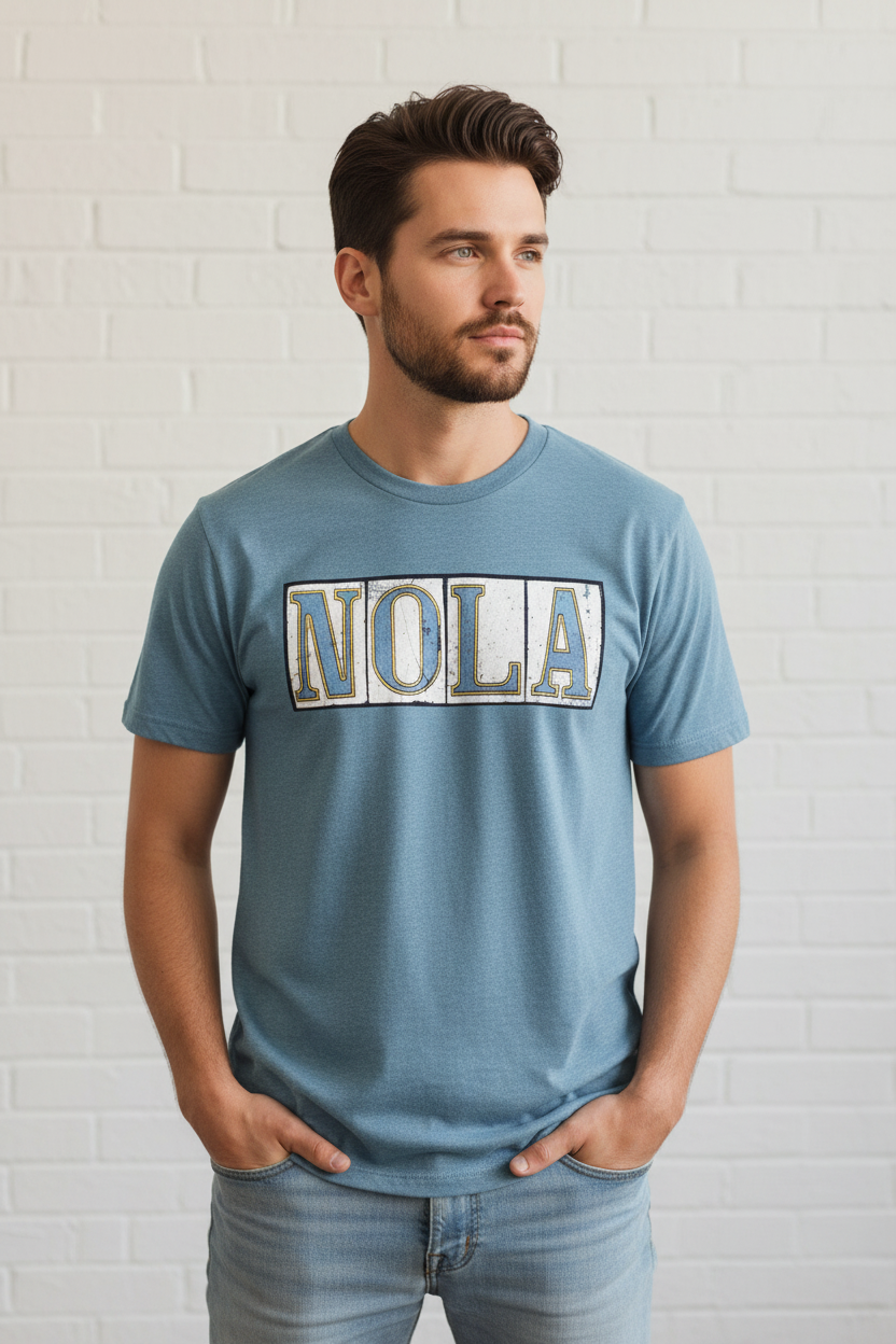 NOLA Tee – Male Model