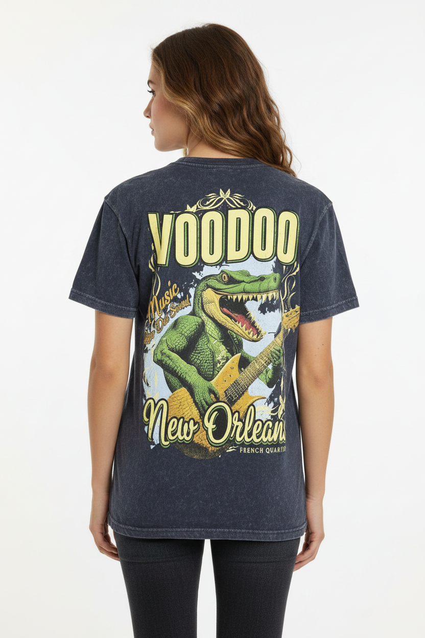 Voodoo Gator Tee — Female Back Studio